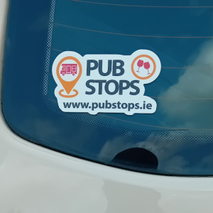 Pub Stops Sticker